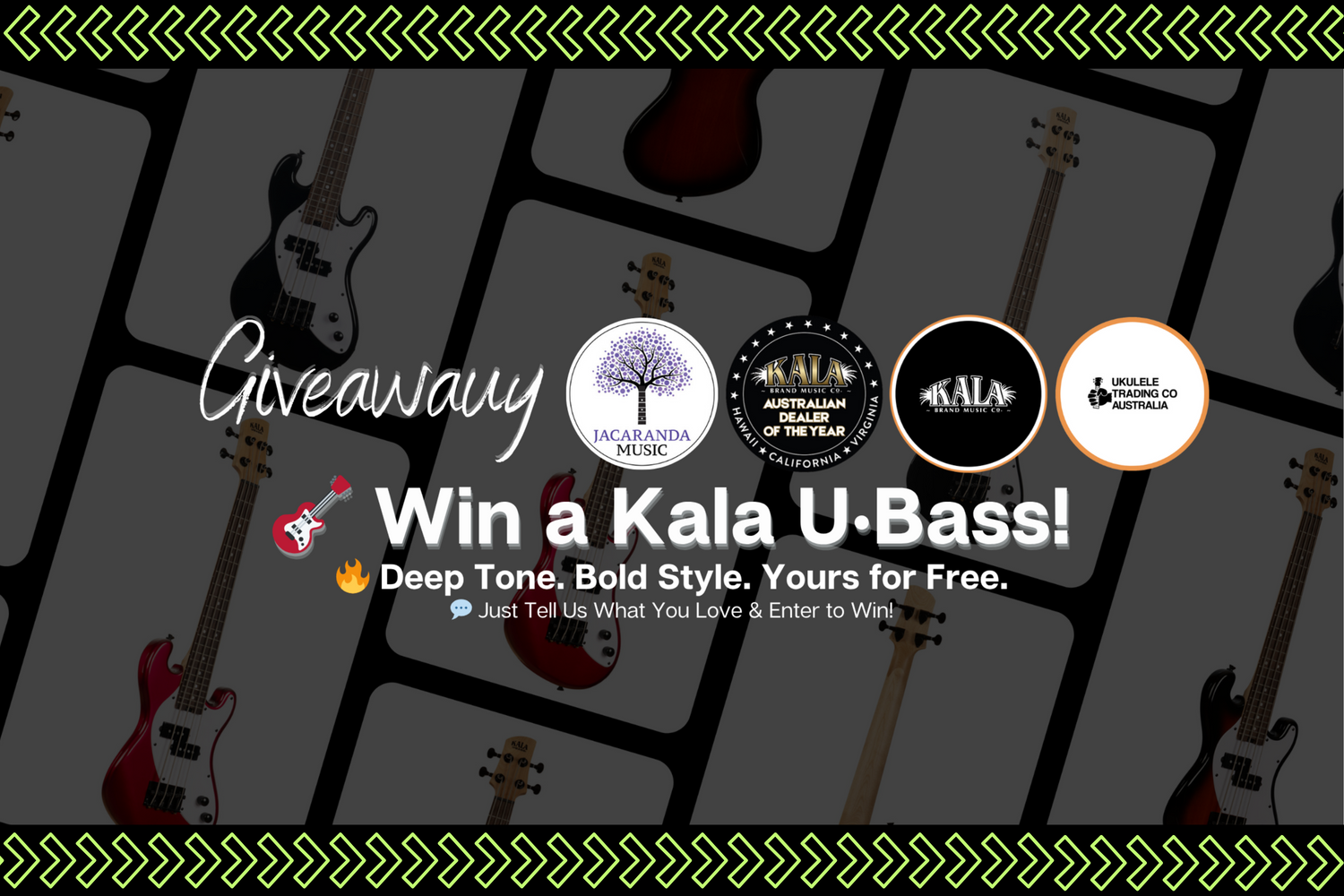 🎁 Win a Kala Solid Body U•Bass – A Game-Changer for Your Ukulele Ensemble!
