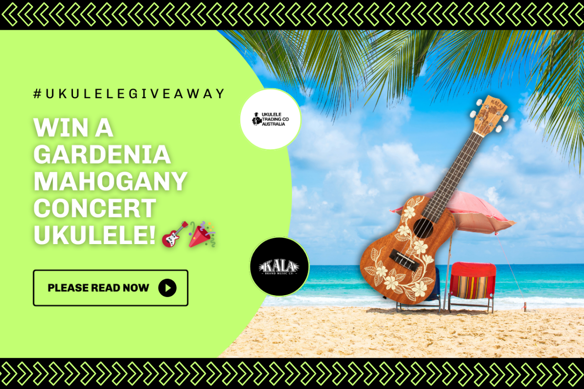 🎉 WIN A GARDENIA MAHOGANY CONCERT UKULELE by Kala 🎸🎶