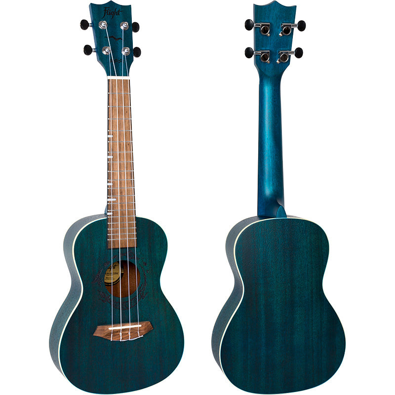 The color of the sea and the color of your soul. Flight DUC380 Topaz Concert Ukulele with Gigbag and Free Shipping