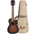 Flight DUC380 CEQ Amber Electro-Acoustic Concert Ukulele Free Gigbag and Free Shipping