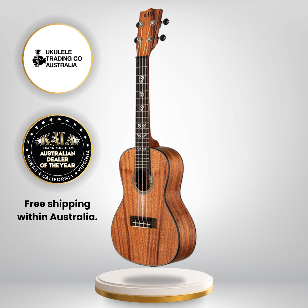 "Kala KA-SA-C Solid Acacia Concert Ukulele with Maple Binding"