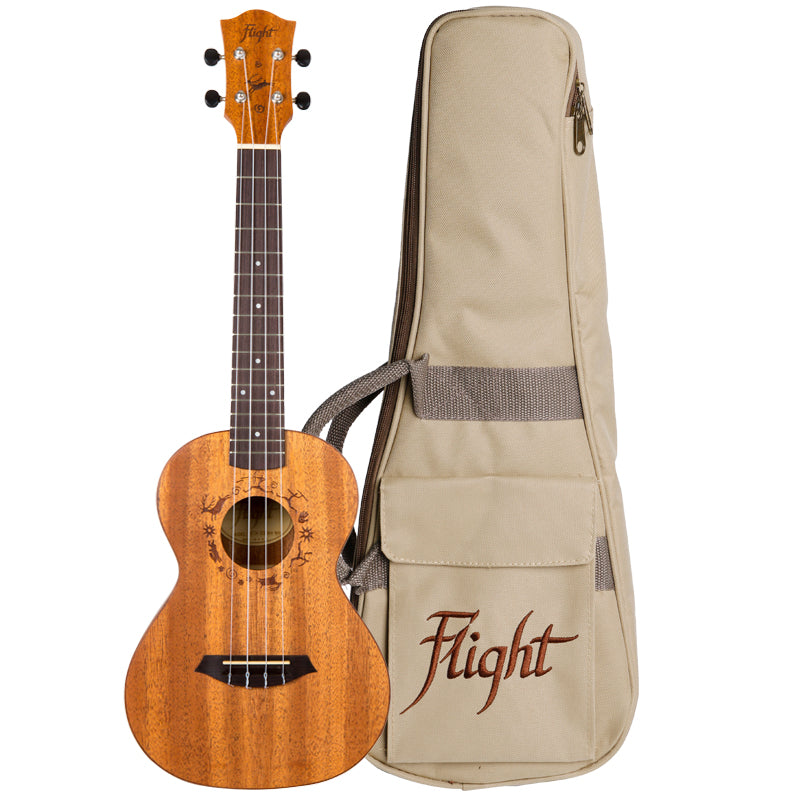 DUT34 Electro-Acoustic Tenor Ukulele by Flight Ukuleles
Includes a Flight Logo Gigbag and Free Postage in Australia