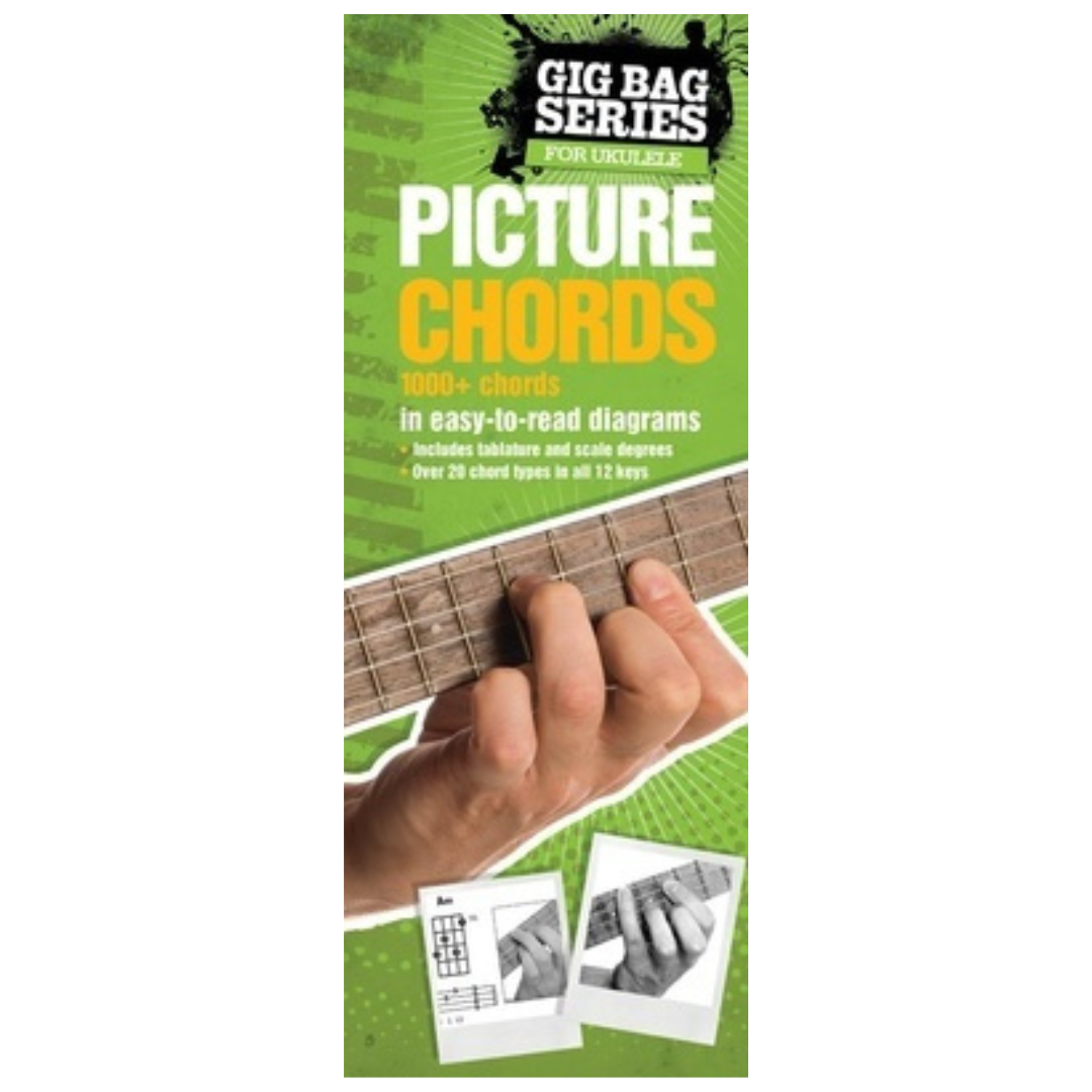 Gig Bag Book of Ukulele Picture Chords with over 1000 uke chord shapes