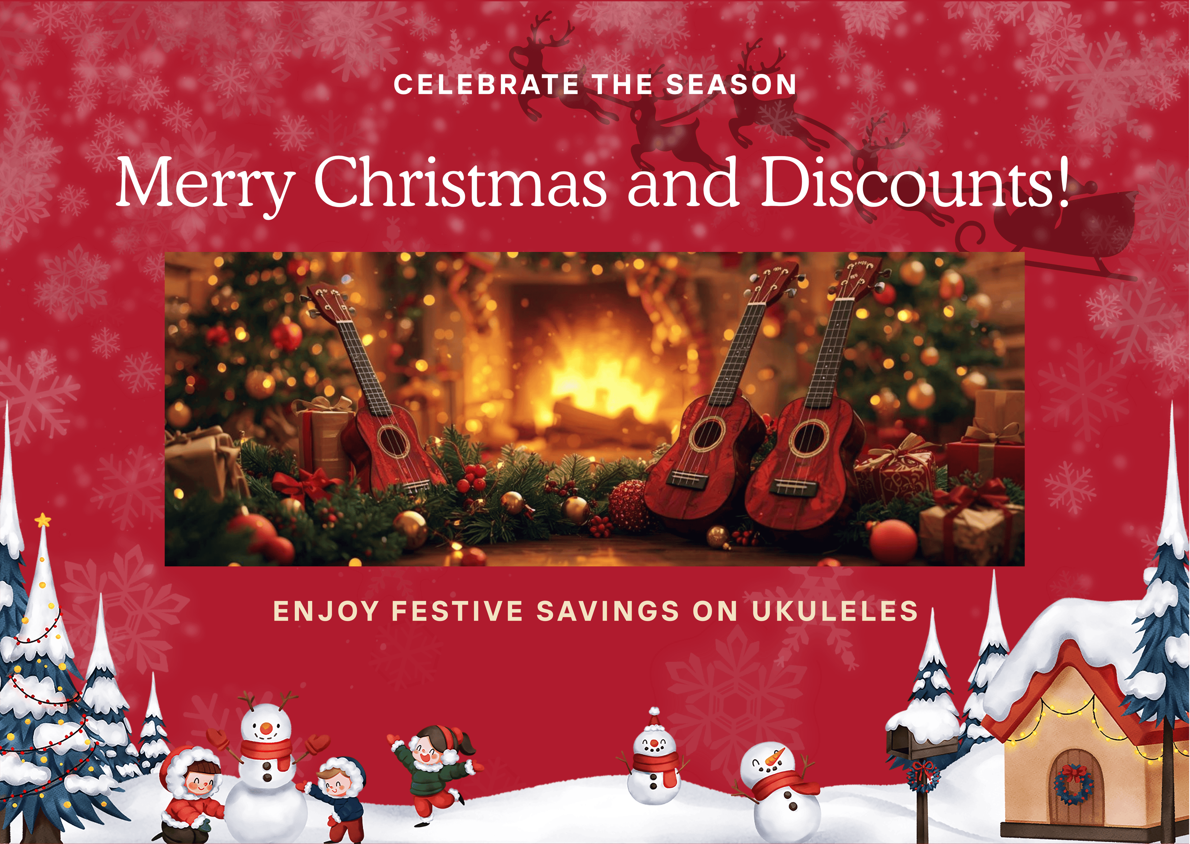 Gift Card for The Ukulele Player in your Life. With Bonus Gift Cards for every card you purchase.