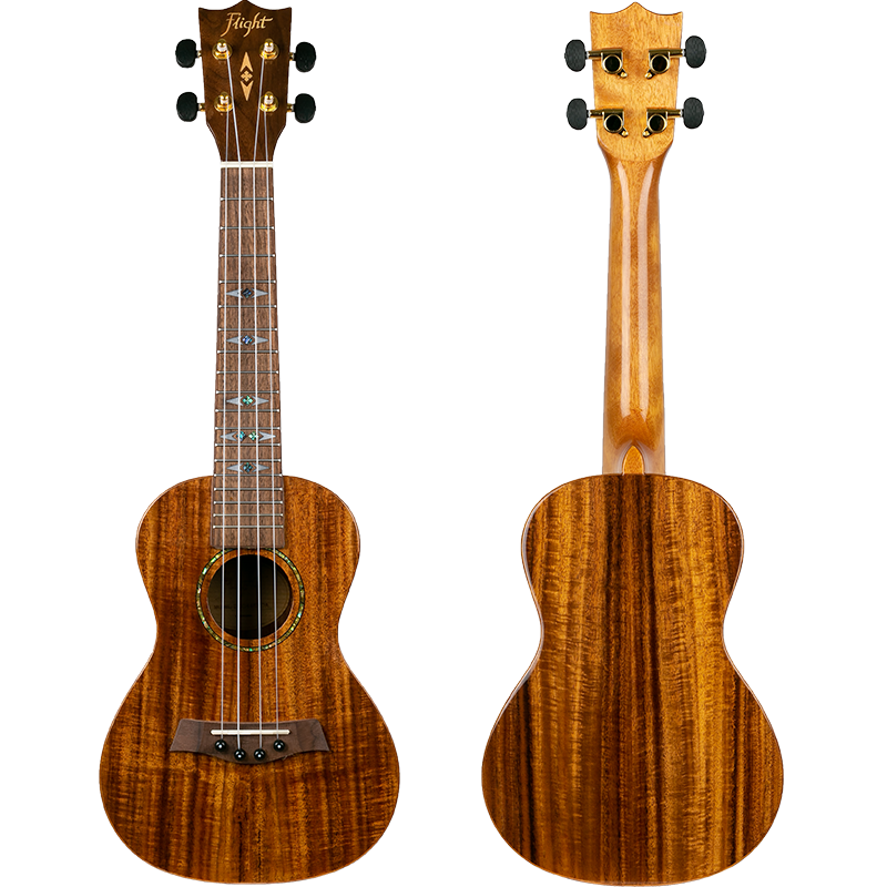 Flight’s DUC445 Acacia is a concert ukulele made from acacia.  Flight DUC445 Concert Acacia Ukulele with Bag and FREE Shipping