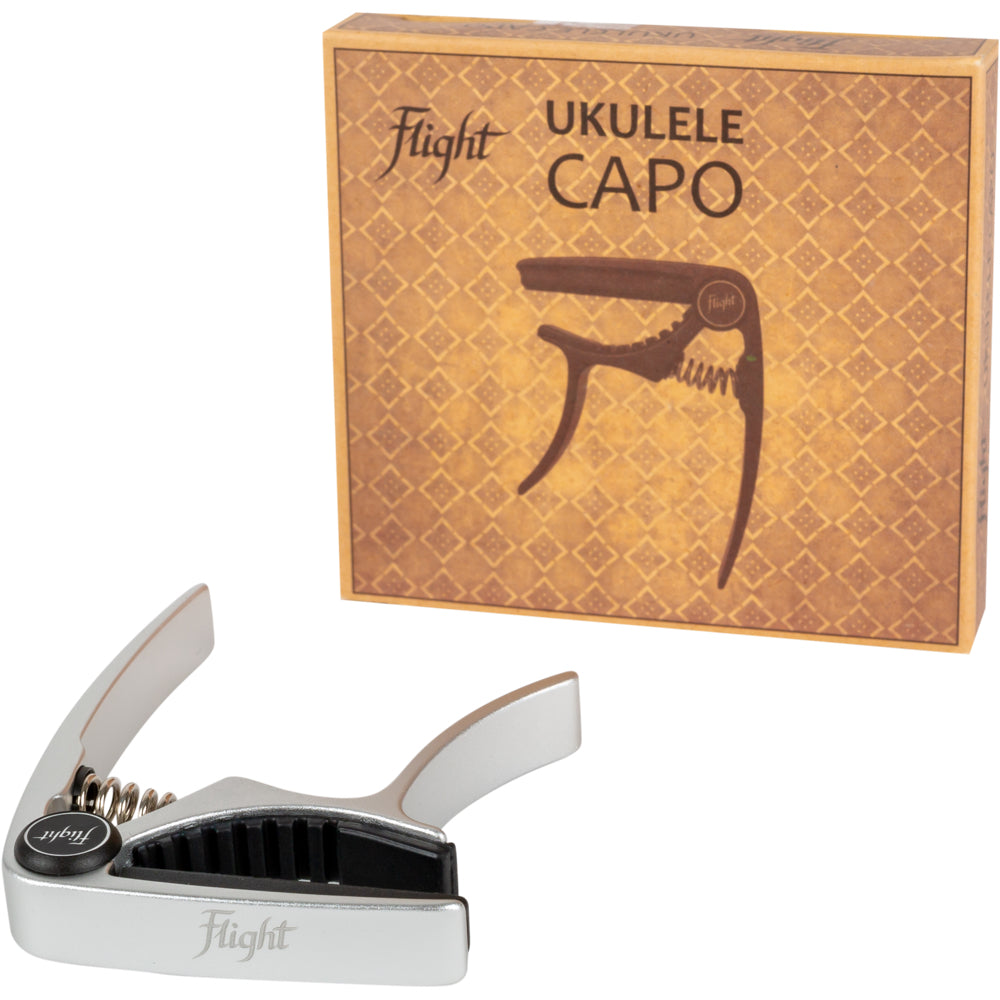 Aluminium Ukulele Capo - Silver with Free Shipping