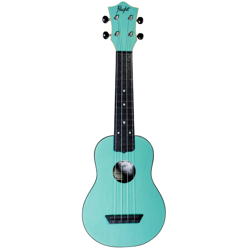 Flight TUS35 ABS Travel Soprano Ukulele Light Blue TUS35LB Durable ABS Body with Laminate Linden Top