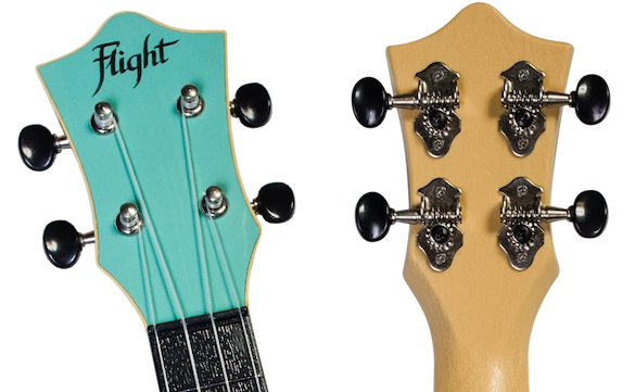 Flight TUS35 ABS Travel Soprano Ukulele Light Blue TUS35LB Durable ABS Body with Laminate Linden Top