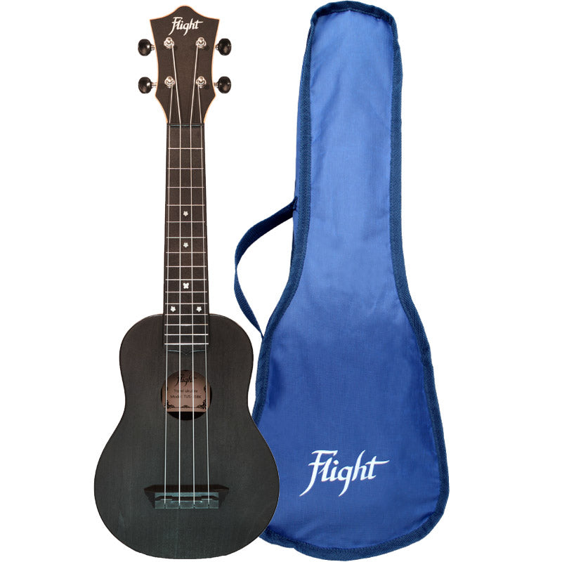 Flight TUS35 ABS Travel Soprano Ukulele Black