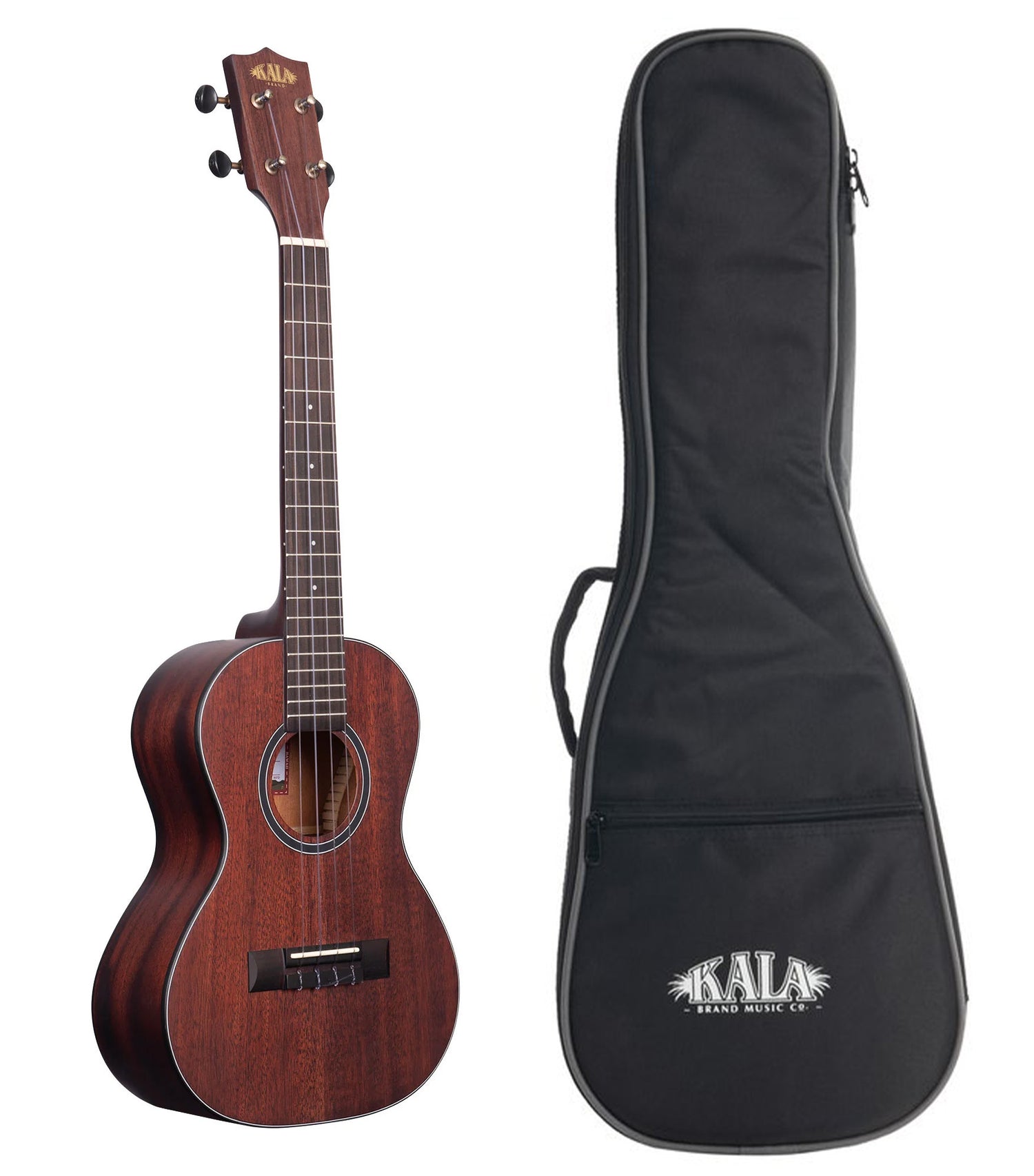 KA-SMH-T All Solid Satin Mahogany Tenor Ukulele w/Gigbag