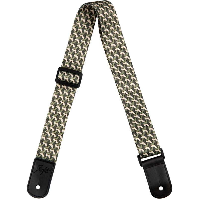 Flight S35 Trail Green Polyester Ukulele Strap with Free Shipping