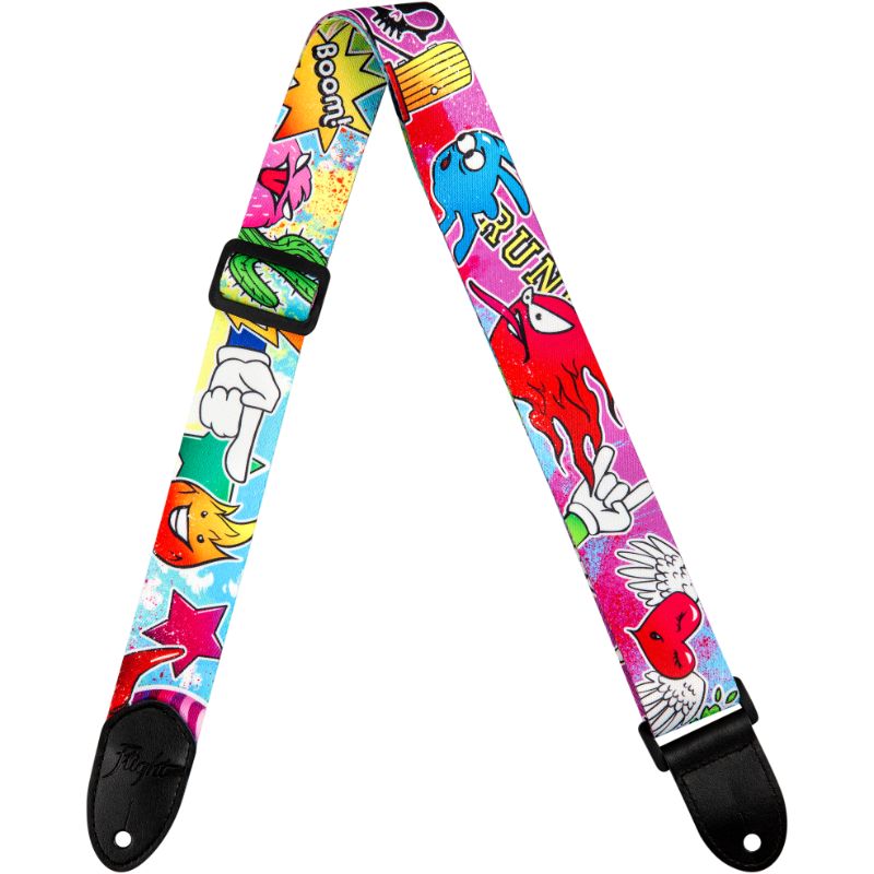 Flight S35 Wow Polyester Ukulele Strap with Free Shipping