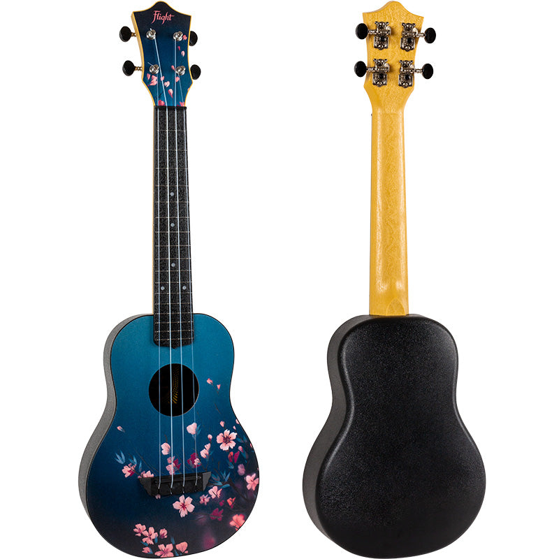 Flight TUC-32 Sakura Print Travel Concert Ukulele