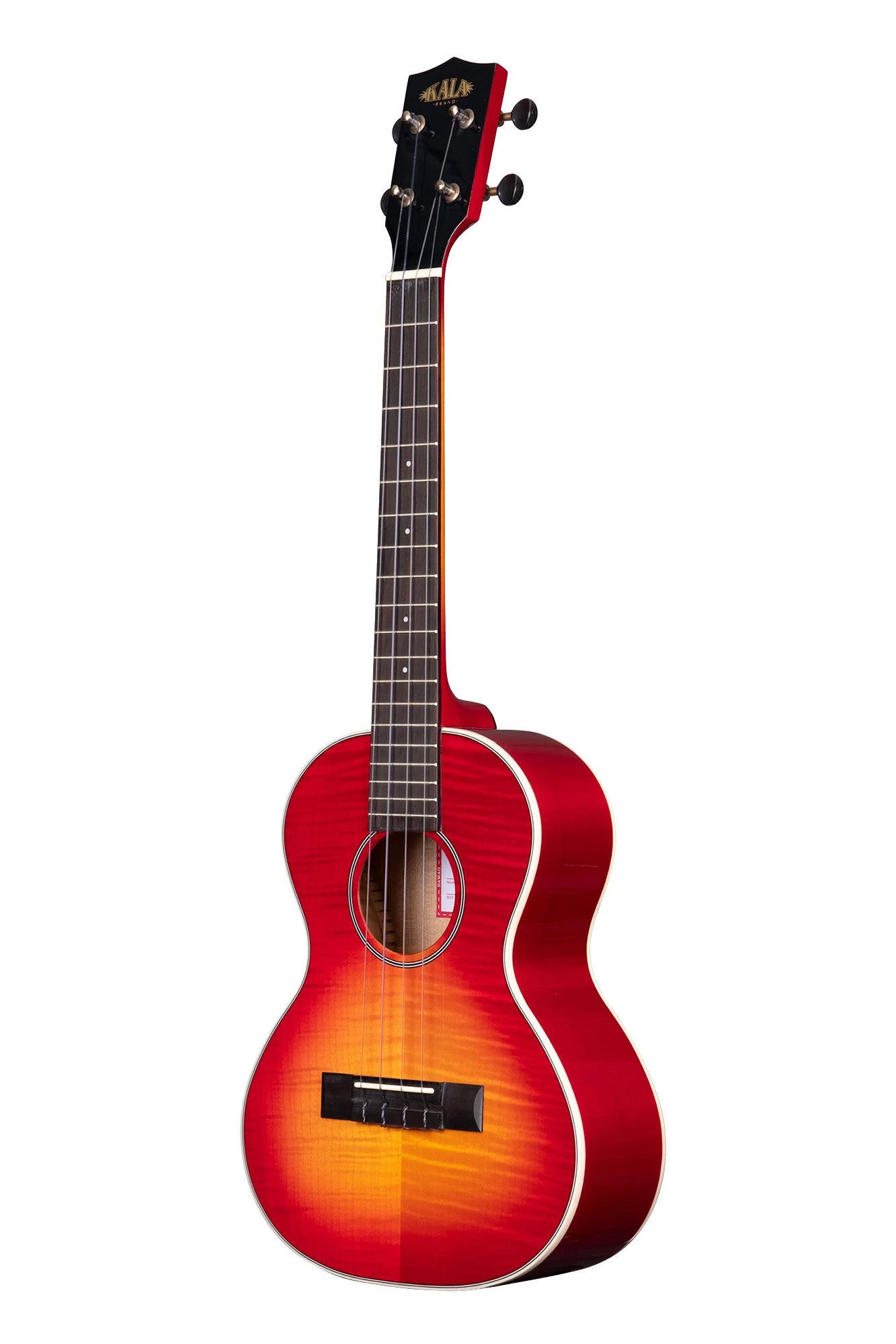 KA-FMCB-T Gloss Flame Maple Cherry Burst Tenor Ukulele