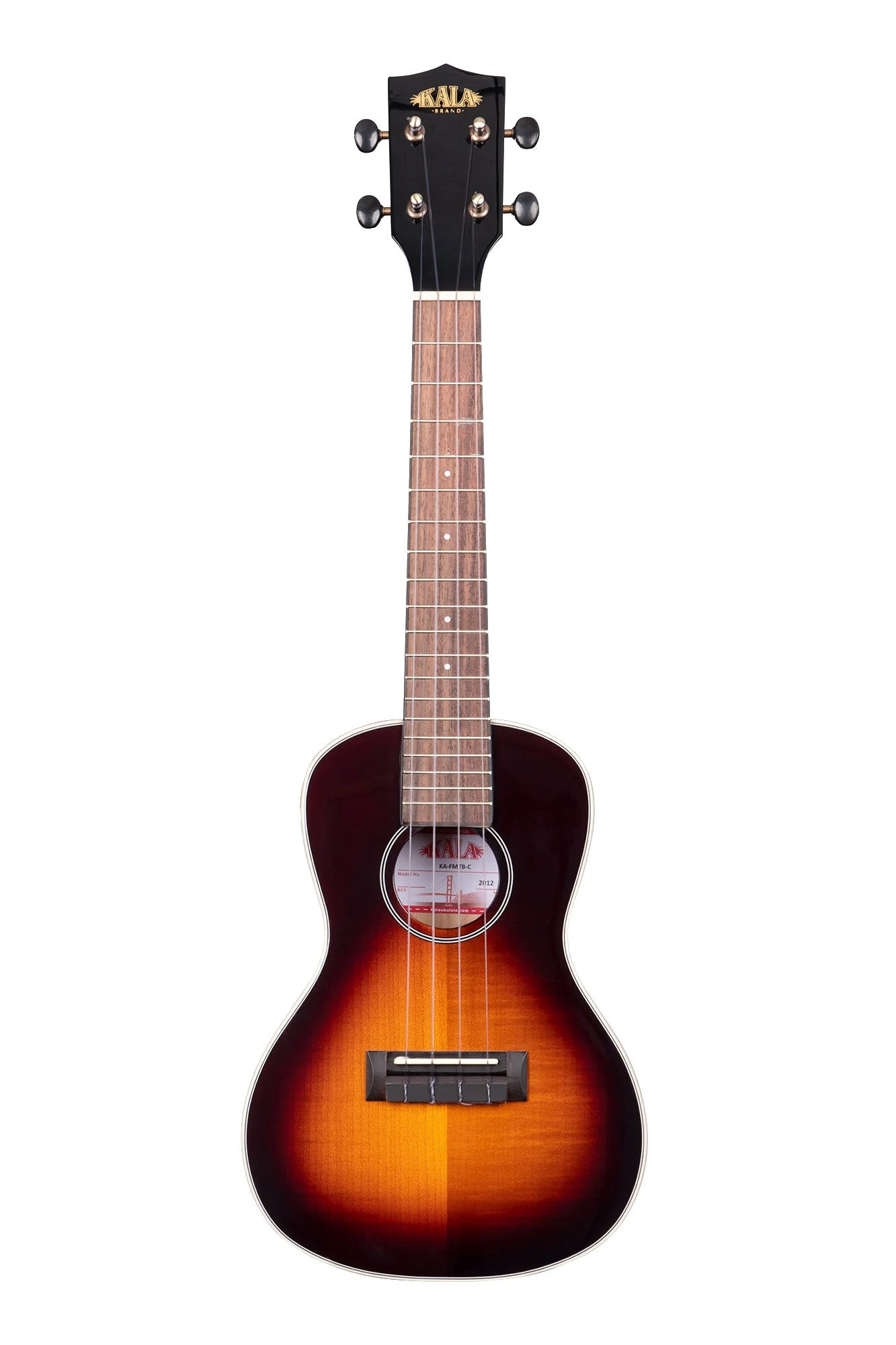 KA-FMTB-C Gloss Flame Maple Tobacco Burst Concert Ukulele