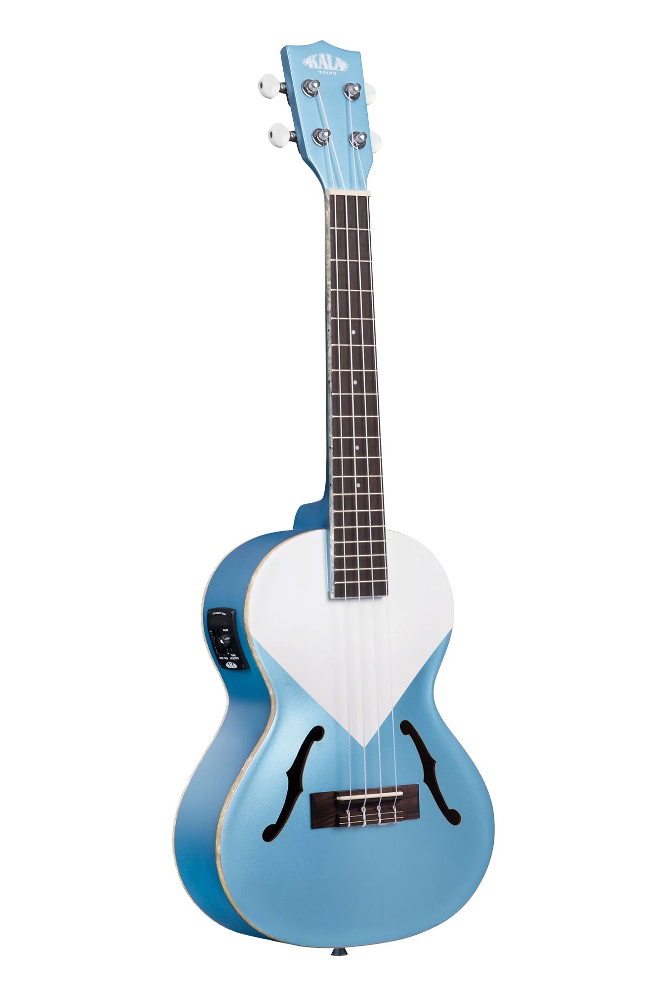 KA-JTE-LSBL Lake Shore Blue Archtop Tenor Ukulele w/ EQ