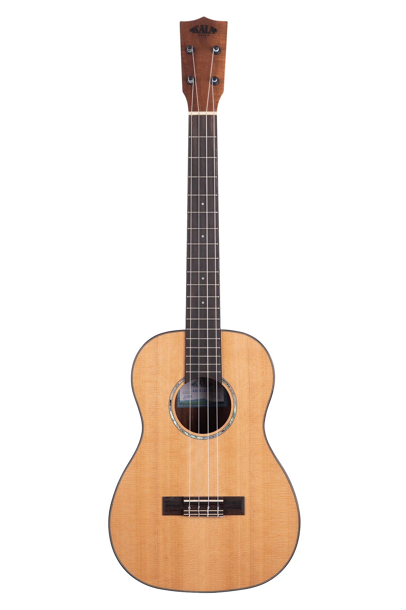 KA-SCAC-B Gloss Solid Cedar Top Acacia Baritone Ukulele