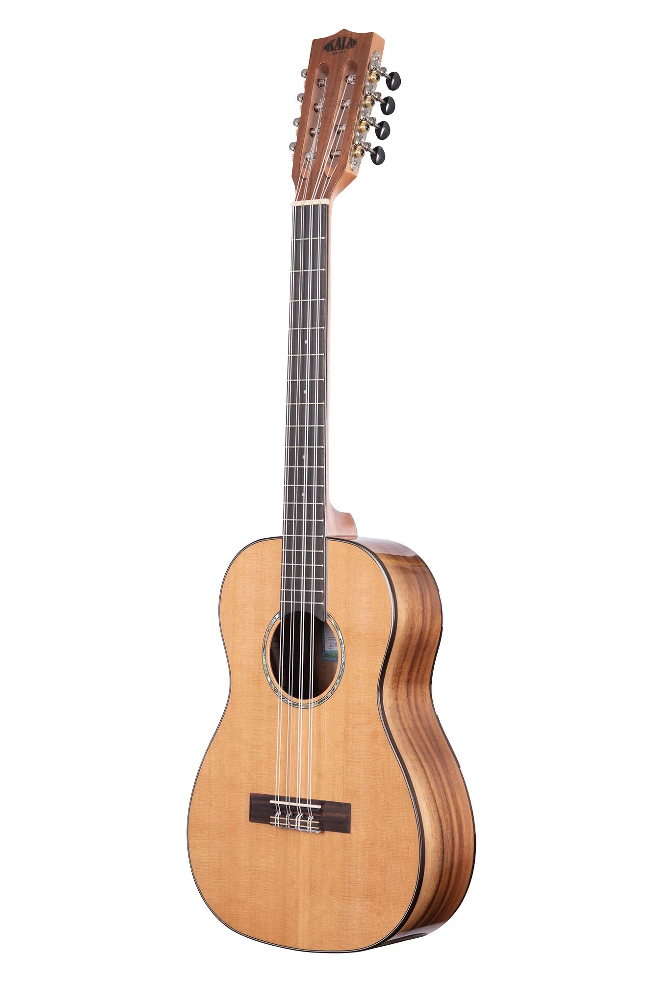 KA-SCAC-B8 Baritone 8 Strings Solid Cedar Top Acacia Back and Sides. Ukulele Trading Co Australia