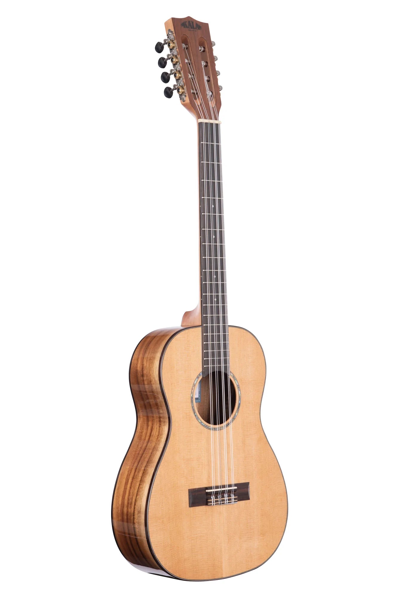 KA-SCAC-B8 Baritone 8 Strings Solid Cedar Top Acacia Back and Sides. Ukulele Trading Co Australia