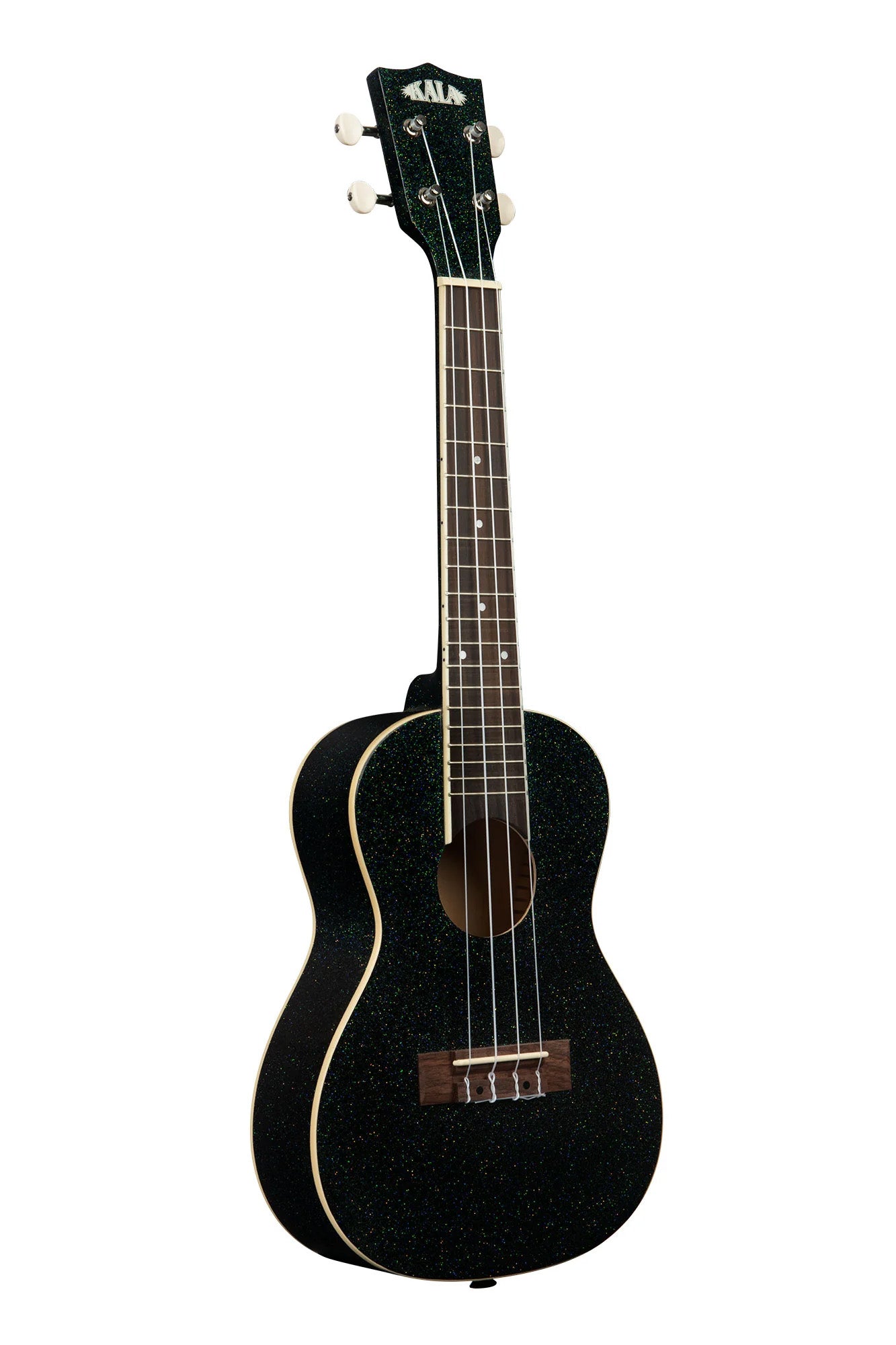 KA-SPRK-BLACK Kala Sparkle Series GALAXY BLACK CONCERT UKULELE