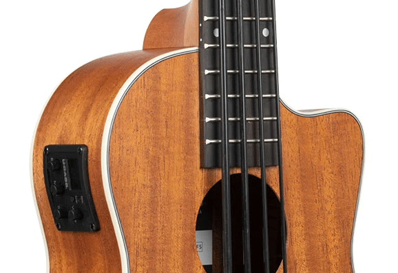 KA-UBASS-SCOUT-FS Kala UBass Electric Cutaway with Gigbag The Ukulele Trading Co Australia
