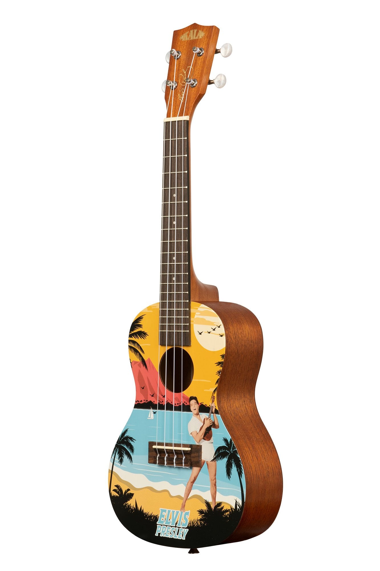 KALA-LTP-C-EBH Elvis BLUE HAWAII Concert Signature Series LEARN TO PLAY ELVIS CONCERT UKULELE STARTER KIT WITH FREE GIGBAG AND LESSON UKULELE TRADING CO AUSTRALIA