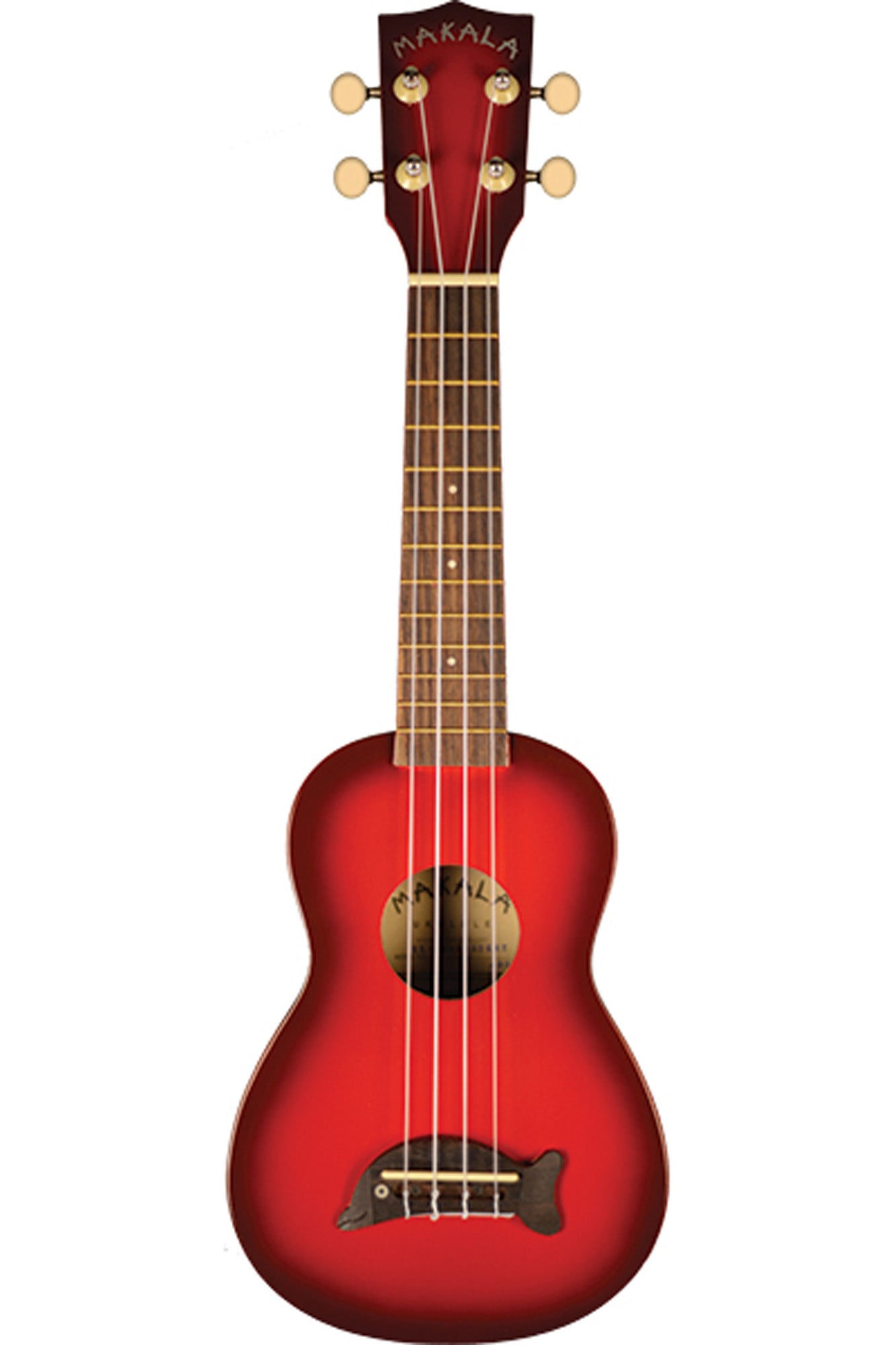 MK-SD/RDBRST Red Burst Soprano Dolphin Ukulele