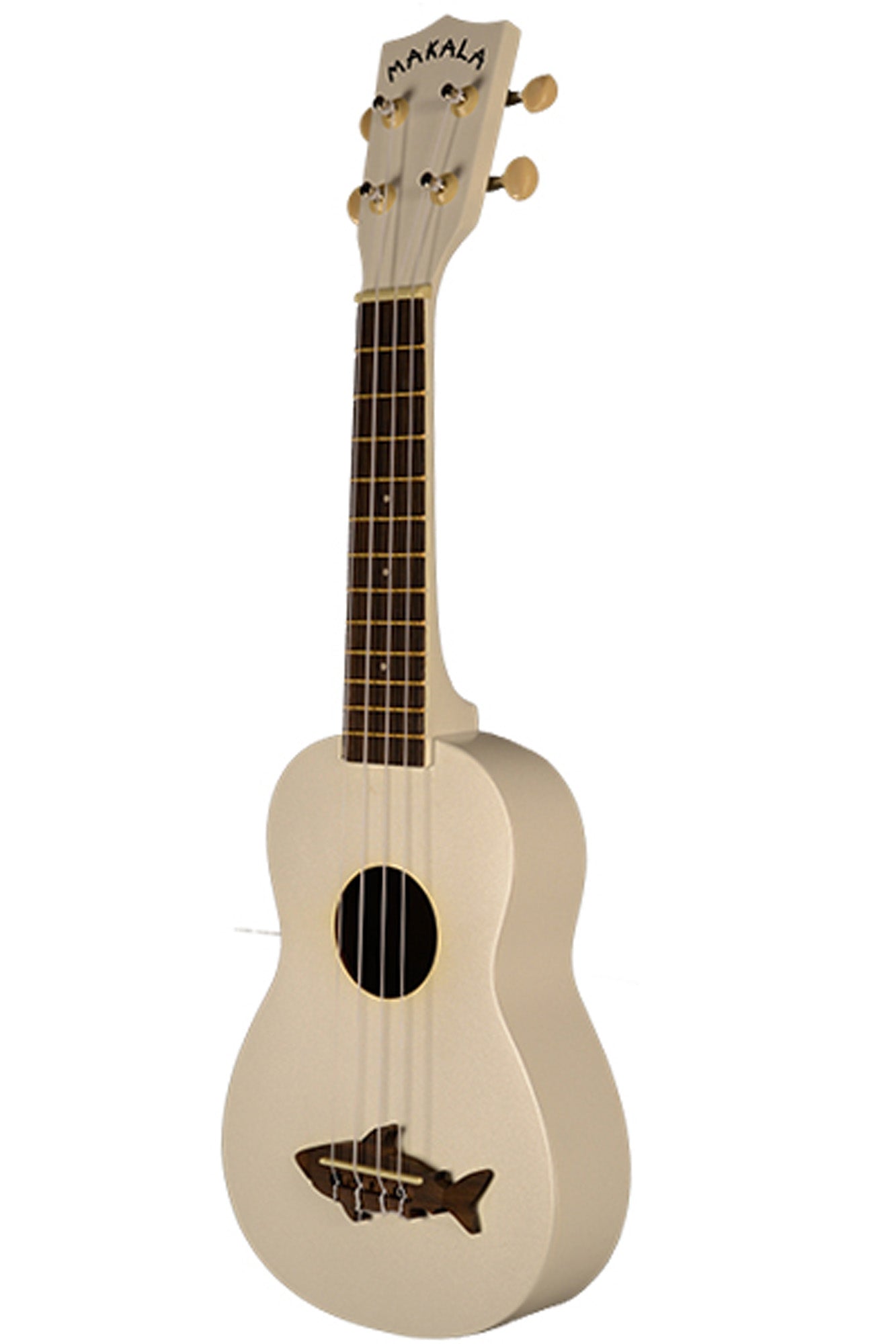MK-SS/WHT White Soprano Shark Ukulele