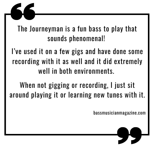 Kala UBASS Journeyman UBASS-JYMN-BK-FS UBASS BLACK JOURNEYMAN MAHOGANY  Ukulele Trading Co Australia