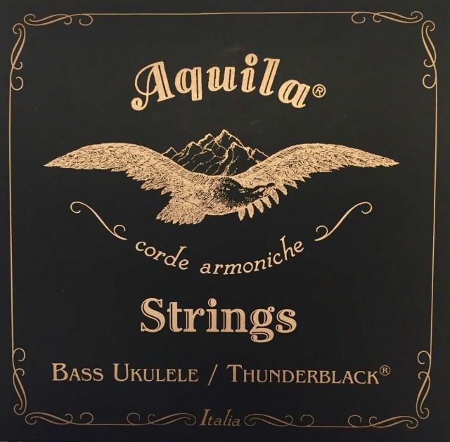 ukulele-trading-co-australia - AQ140U Thunder Black UBass 4 String Set EADG Tuning - Aquila - Strings