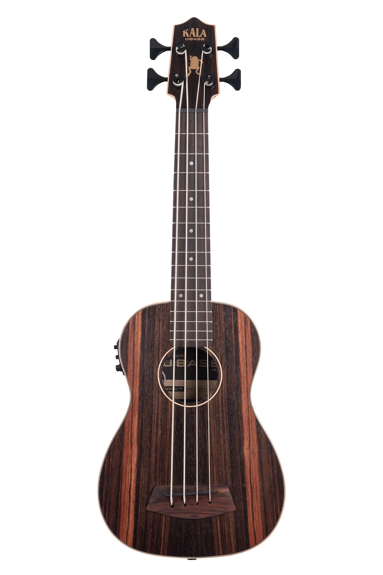 UBASS-EBY-FSRW Striped Ebony Fretted Acoustic-Electric U•BASS® w/ Round Wounds