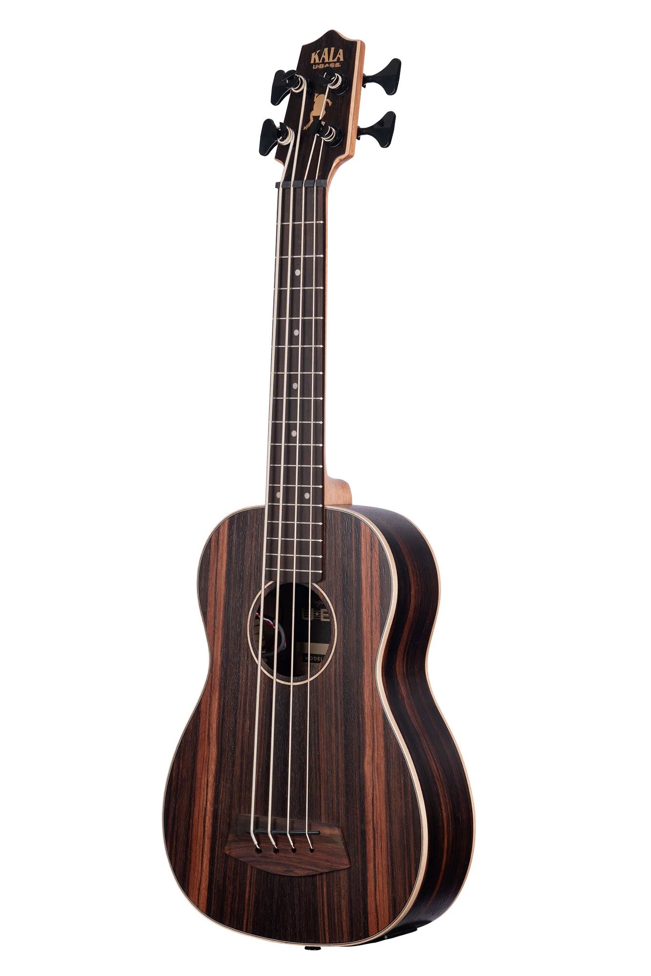 UBASS-EBY-FSRW Striped Ebony Fretted Acoustic-Electric U•BASS® w/ Round Wounds