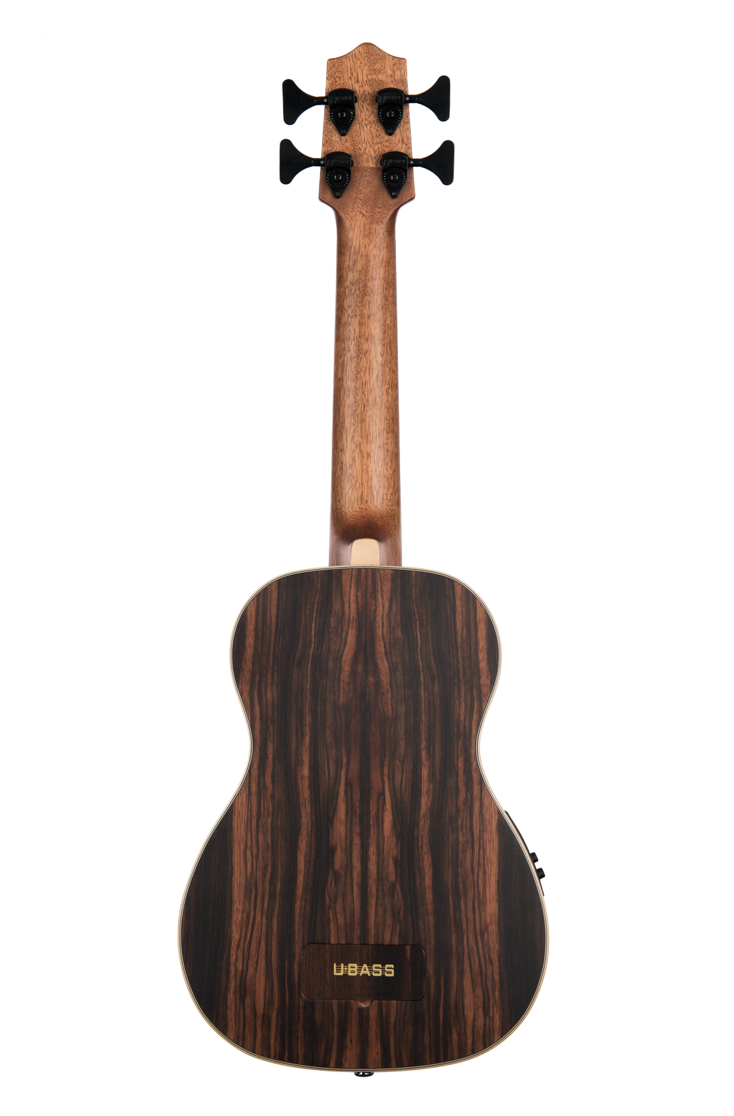 ukulele-trading-co-australia - STRIPED EBONY ACOUSTIC-ELECTRIC U•BASS® UBASS-EBY-FS - Kala - Ukuleles