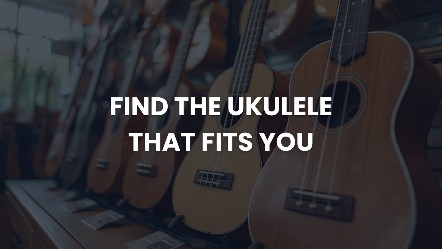 🎸 How to Choose the Right Ukulele for Your Playing Style and hand size.