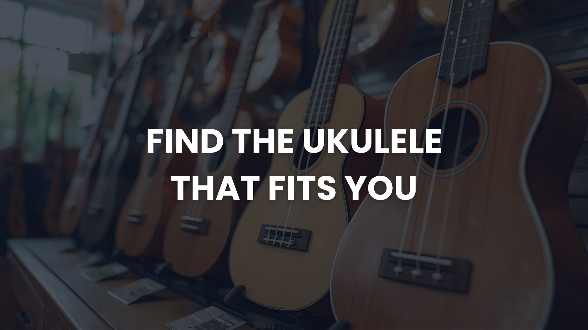 🎸 How to Choose the Right Ukulele for Your Playing Style and hand size.