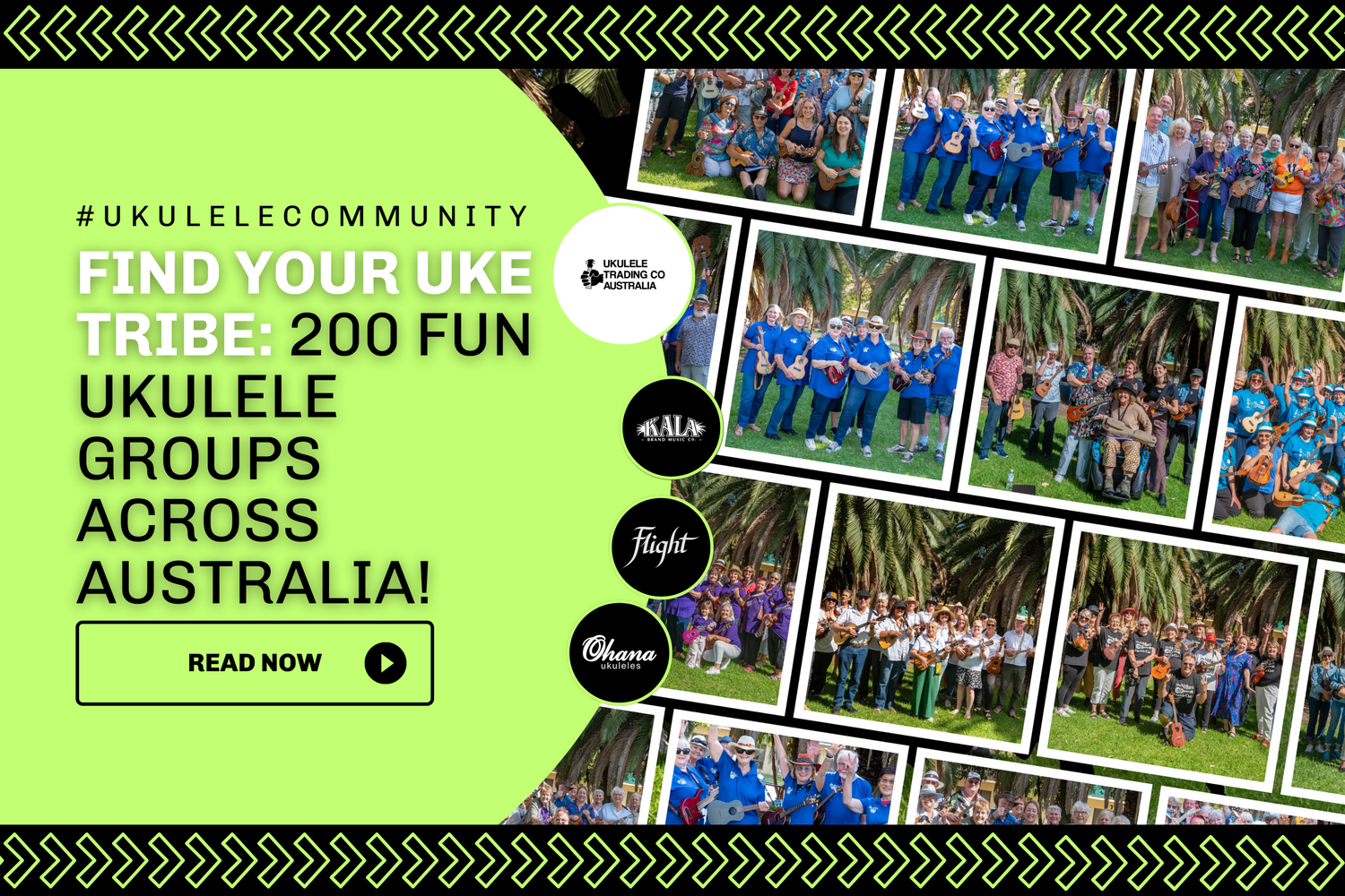 List of 200 ukulele groups across Australia for music lovers to join.