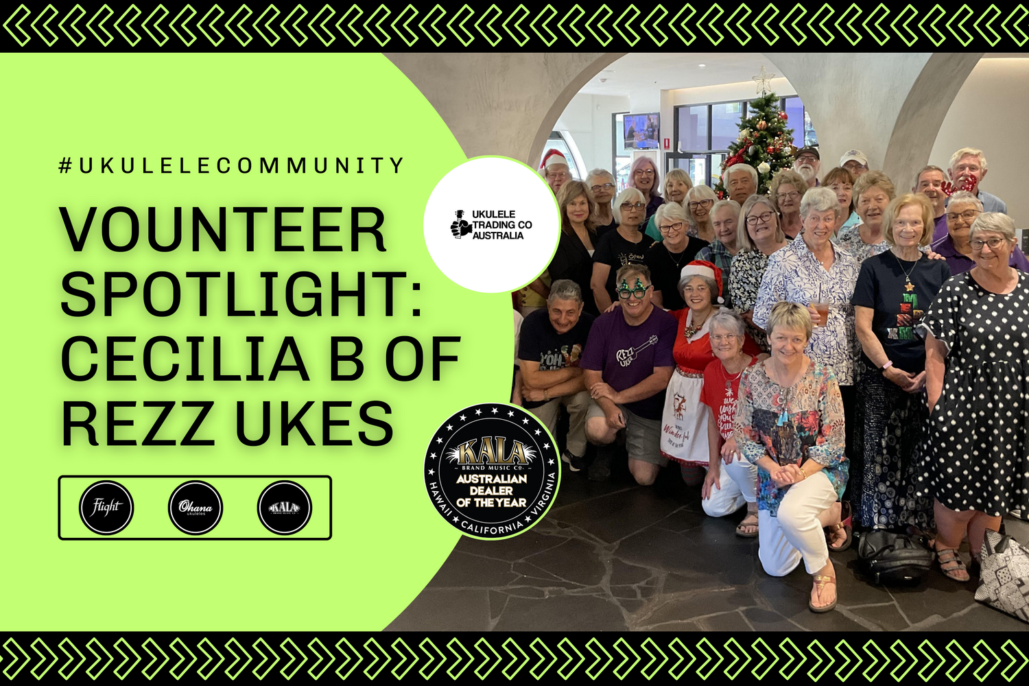 Vounteer Spotlight Cecilia B of Rezz ukes: Where Friday Mornings, Friendship, and Four Chords Come to Life