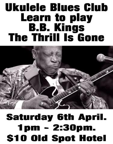 Ukulele Blues Club Sat 6th April2019