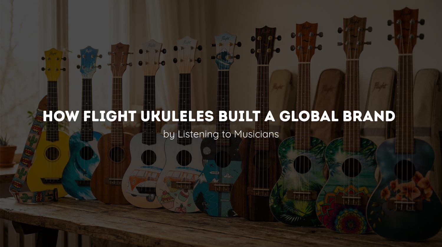 How Flight Ukuleles Built a Global Brand by Listening to Musicians