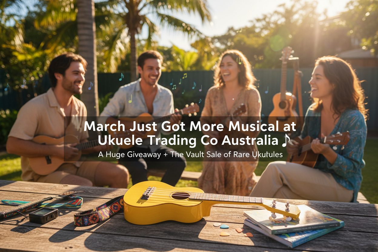 March Just Got More Musical at Ukulele Trading Co Australia 🎶