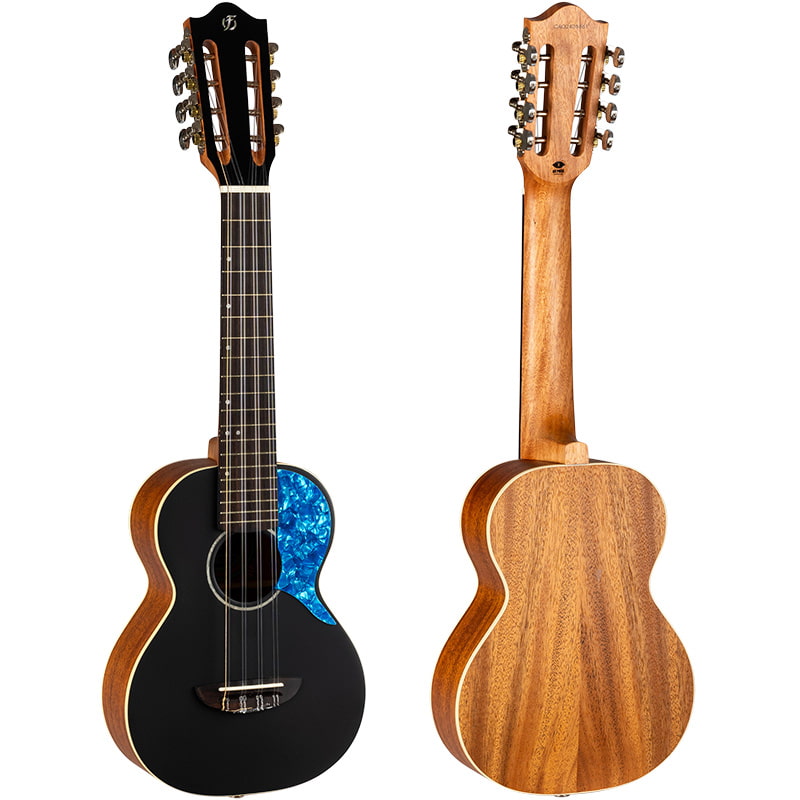 Flight IRIS8T Iris 8 Tenor 8-String Ukulele Solid Spruce Top Laminate Mahogany Back and Sides Active Pickup Tenor Ukulele Australia