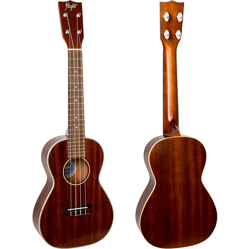 The Flight MUC2 is all about heritage, from headstock to saddle. Flight MUC-2 All-solid Mahogany Concert Ukulele with Gigbag and Free Shipping