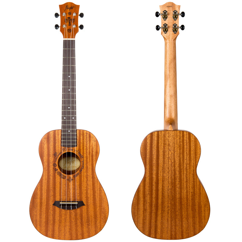 The baritone is the largest standard size of the ukulele family.  Flight DUB38 Electro-Acoustic Baritone Ukulele with Bag and FREE Shipping