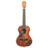 Alt text: Kala KA-UNITY-T Unity Mahogany Tenor Ukulele with Māori artwork and gig bag