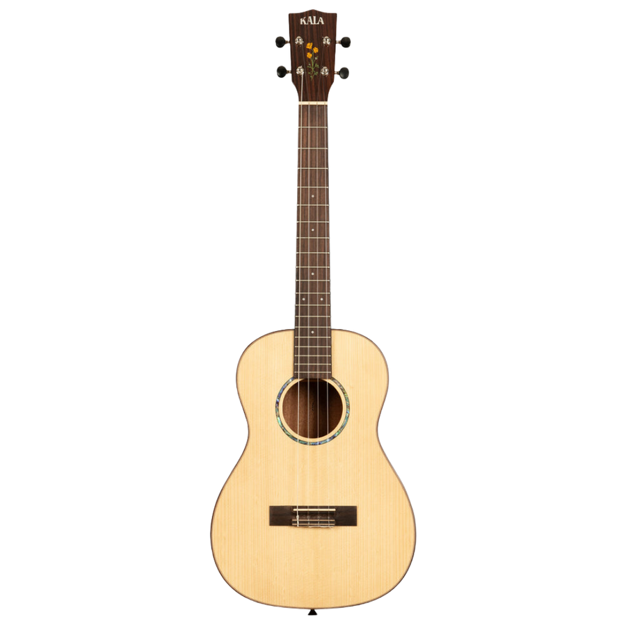 Kala 20th Anniversary Solid Spruce Quilted Sapele Baritone Ukulele