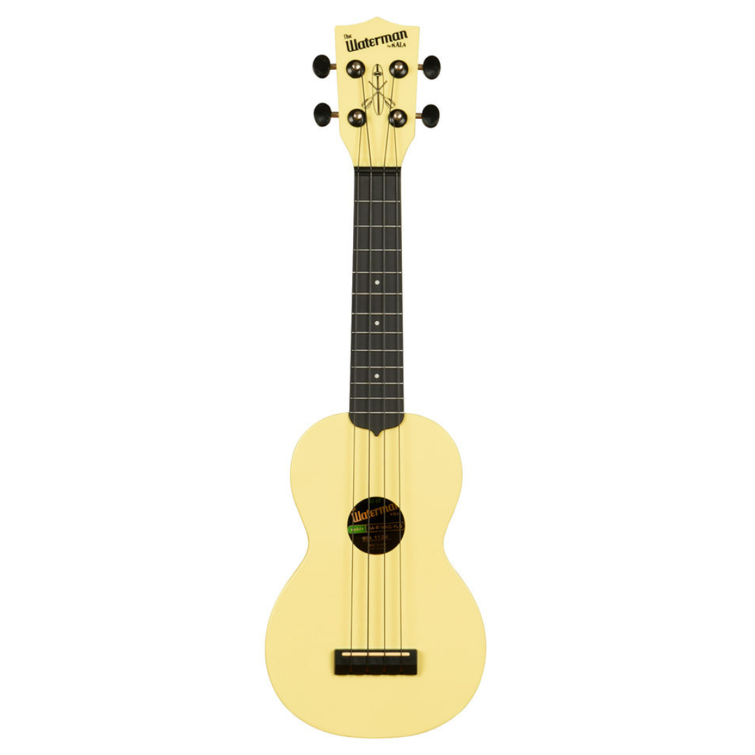 KA-R-WMG-YL-S Kala Waterman Glow-in-the-Dark Soprano Ukulele Recycled Eco-Friendly Ukulele Australia