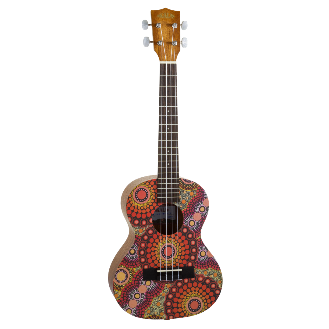 Kala Desert Storylines “Sunburnt Country” Tenor Ukulele by Chantelle Mulladad