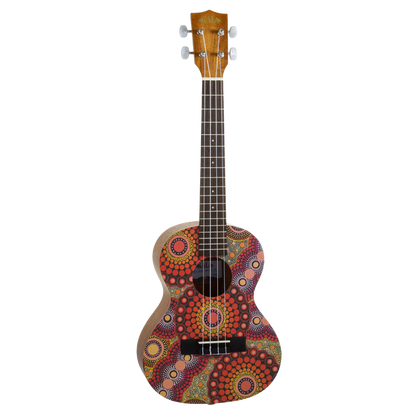 Kala Desert Storylines “Sunburnt Country” Tenor Ukulele by Chantelle Mulladad