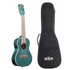 kala ka-sprk-aqua sparkle series aqua blue concert ukulele with gigbag