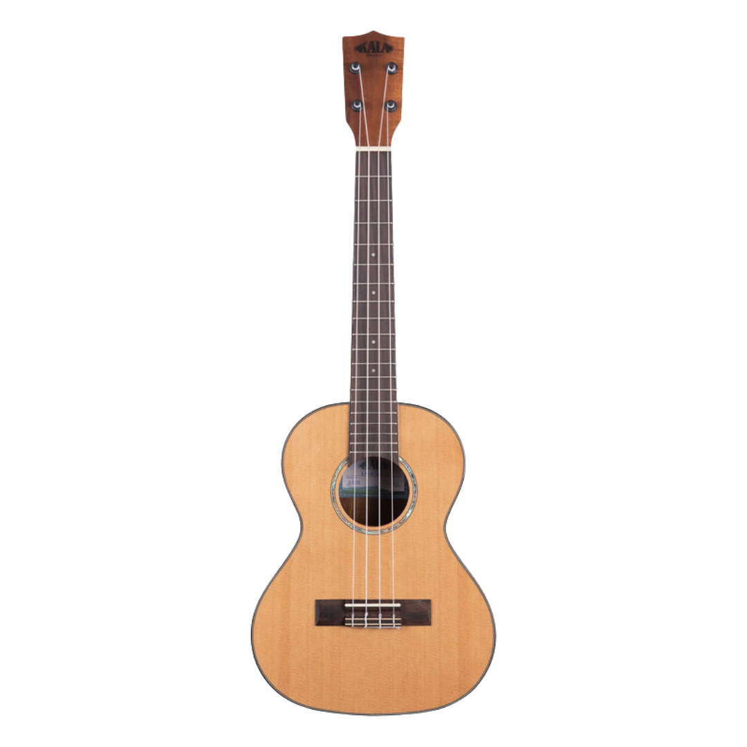 Kala KA-SCAC-T Tenor Ukulele solid cedar top with acacia back and sides high gloss finish.